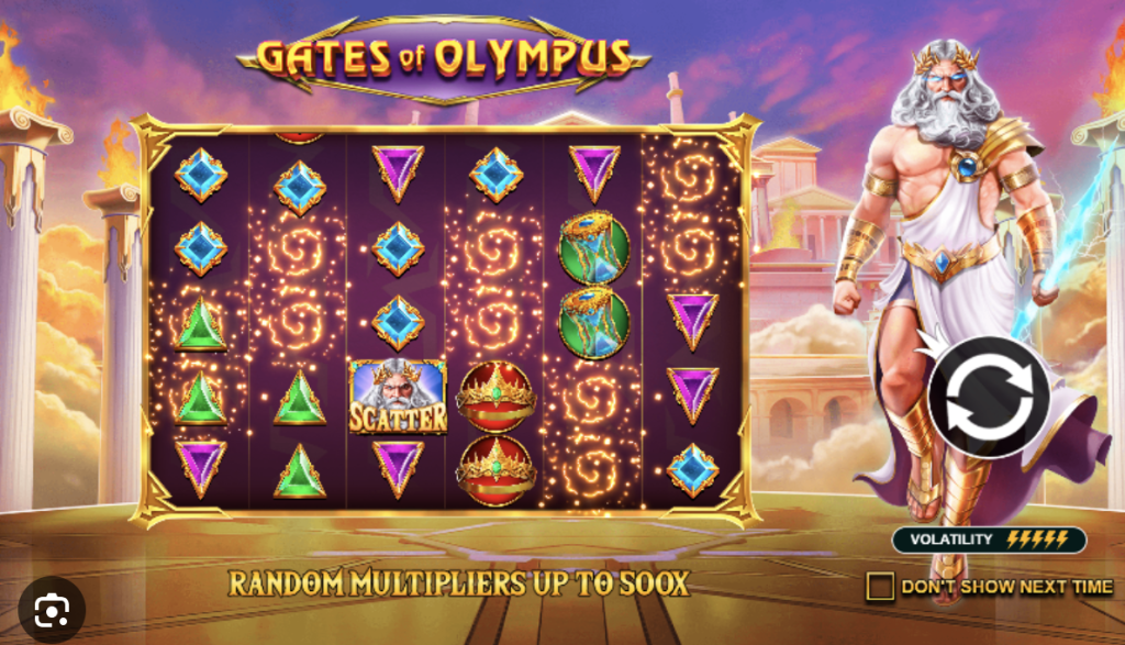 Image of Gates of Olympus gameplay